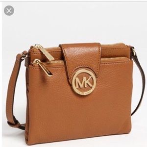 Michael Kors Fulton Crossbody Bag - Tan